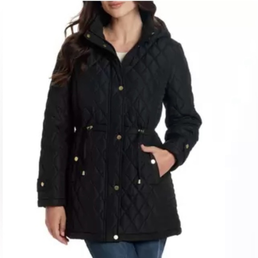 Weatherproof Women's Quilted Jacket in Black Size Small